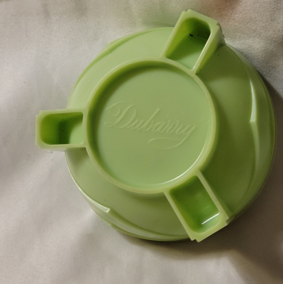 Dubarry Art Deco Green Celluloid Box Trinket Box Victorian Woman Portrait - Picture 2 of 6